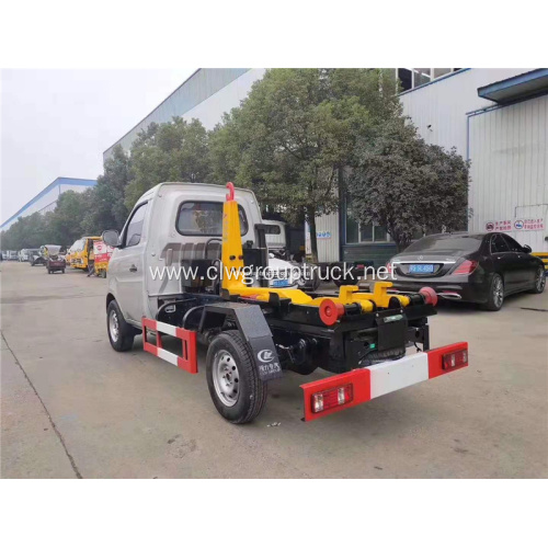 Economic 2Ton hook lift garbage truck for sale